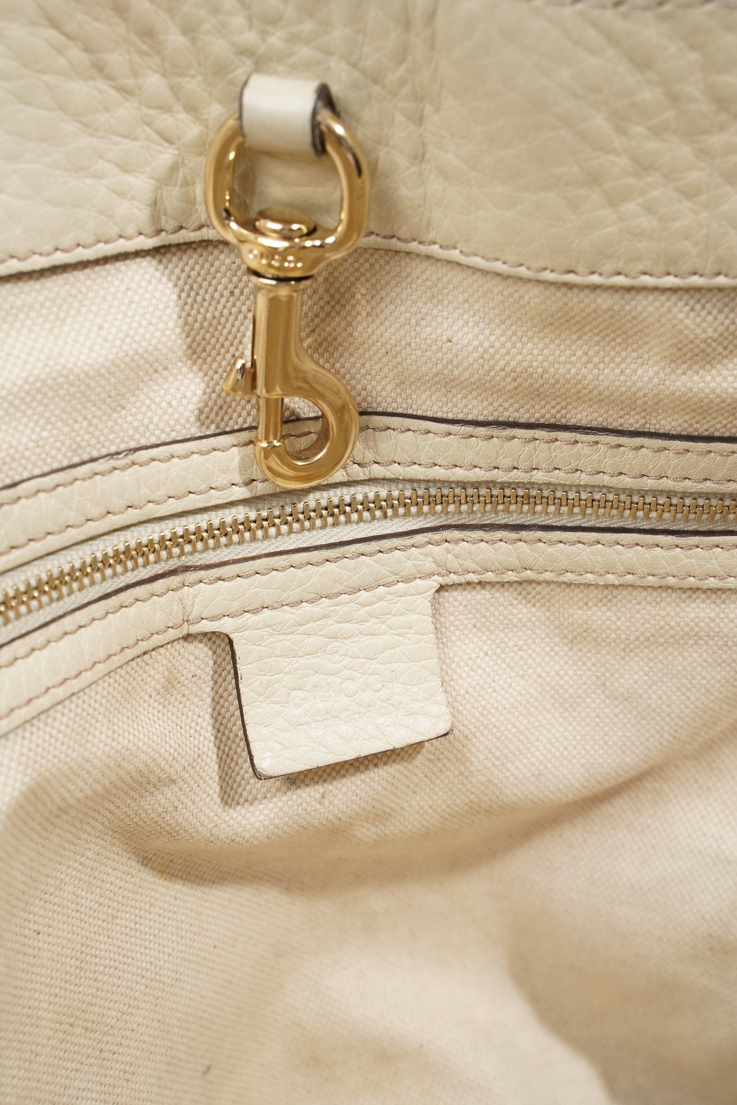 Gucci Fringe Tote Bag Supreme / Cream Canvas