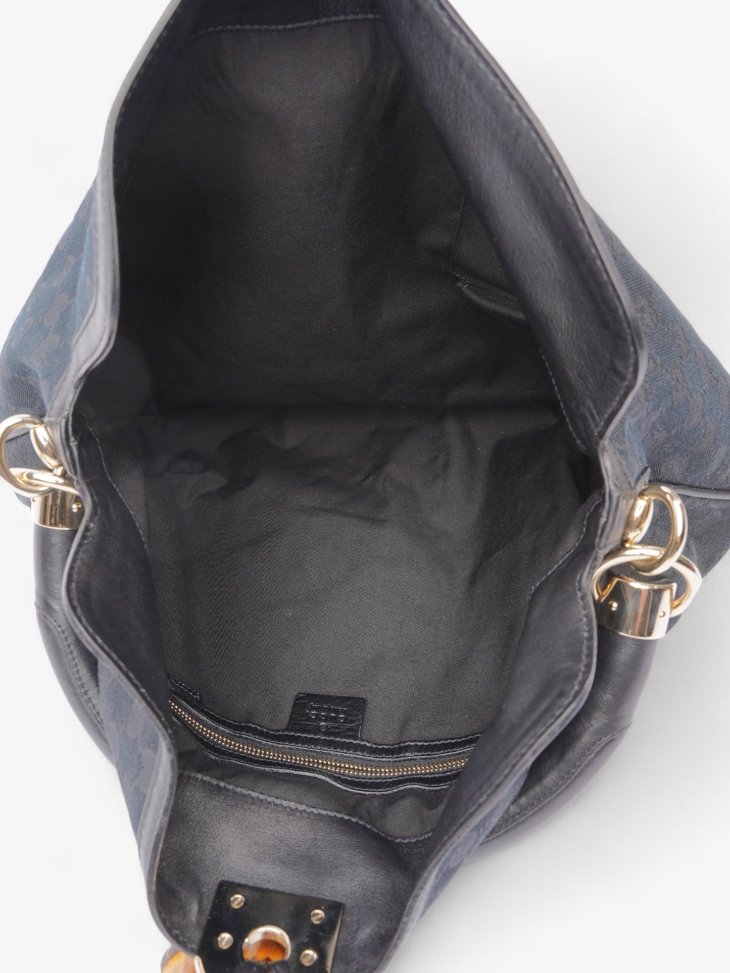 Gucci Indy Hobo Black Canvas