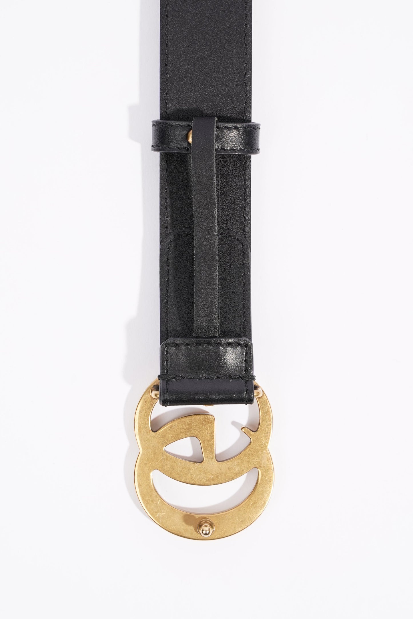 Gucci Marmont Belt Supreme / Black Canvas 75cm 30"