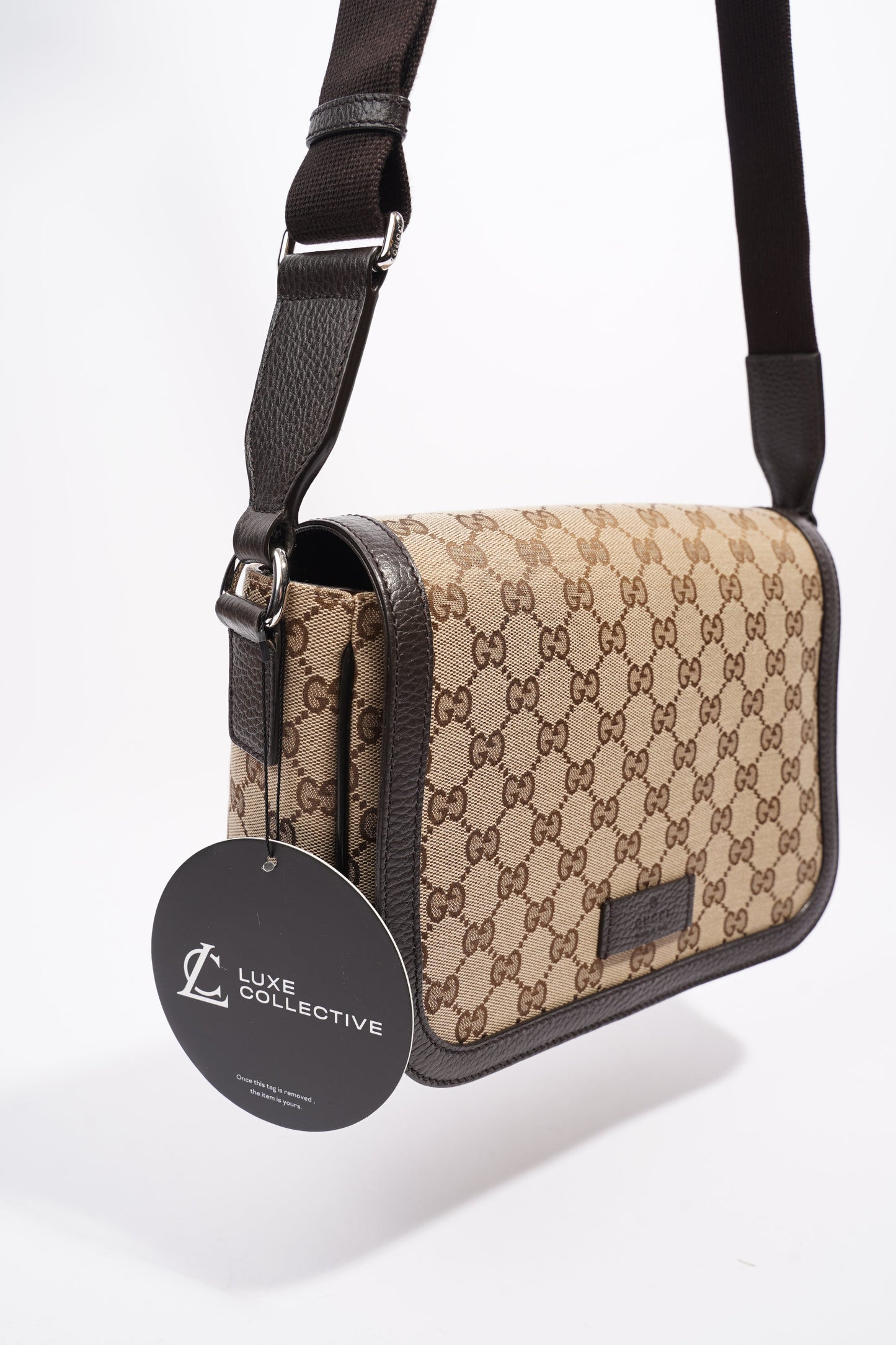 Gucci GG Messenger bag Supreme / Brown Canvas Large