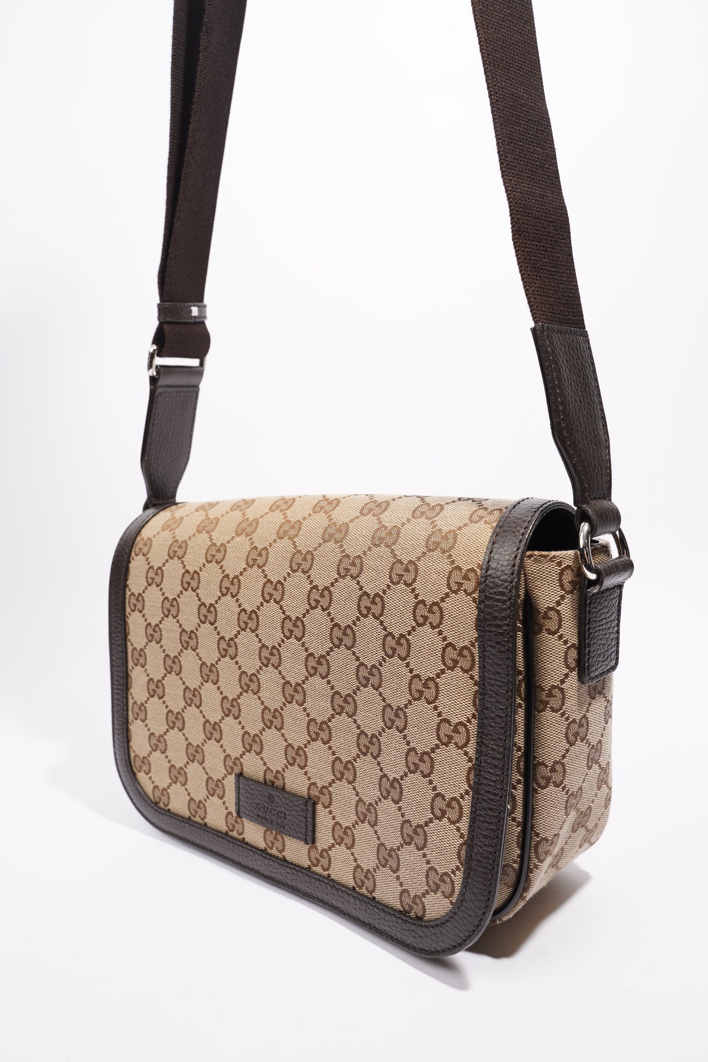 Gucci GG Messenger bag Supreme / Brown Canvas Large