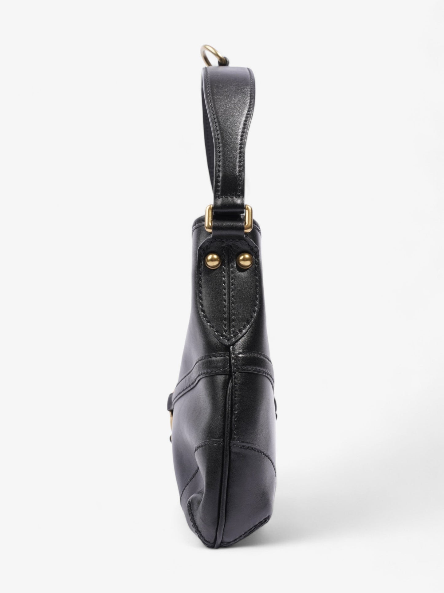 Gucci GG Reins Hobo Black Leather