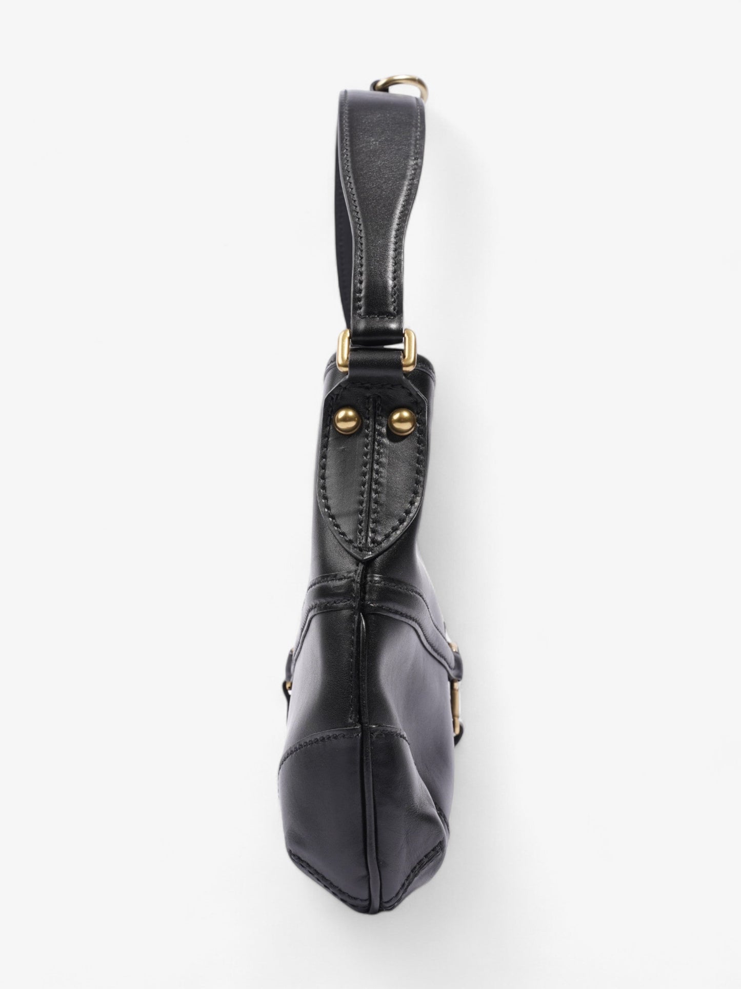Gucci GG Reins Hobo Black Leather