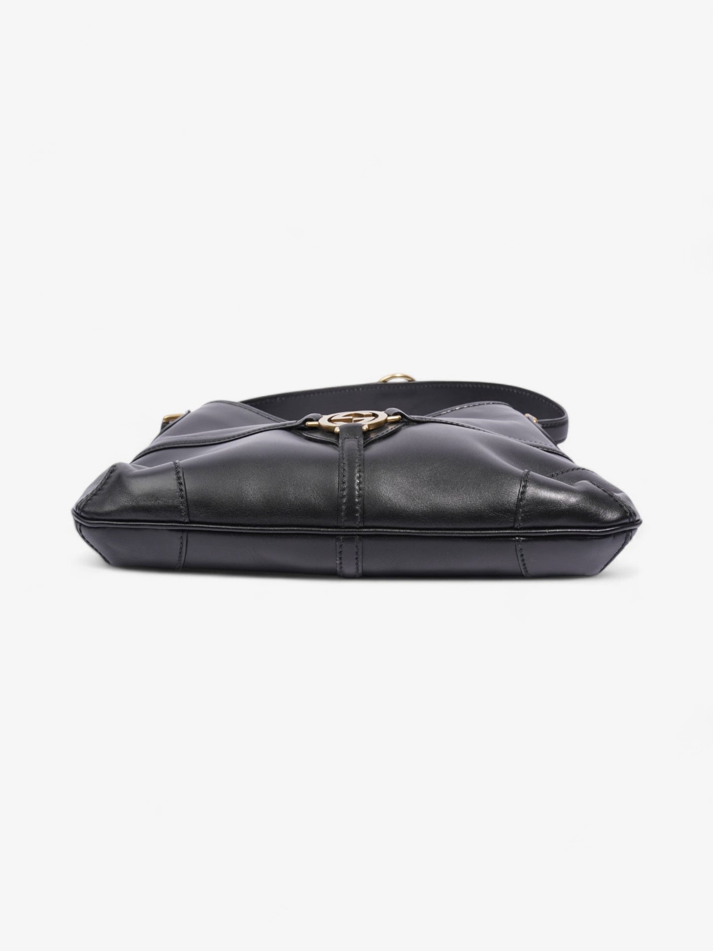 Gucci GG Reins Hobo Black Leather