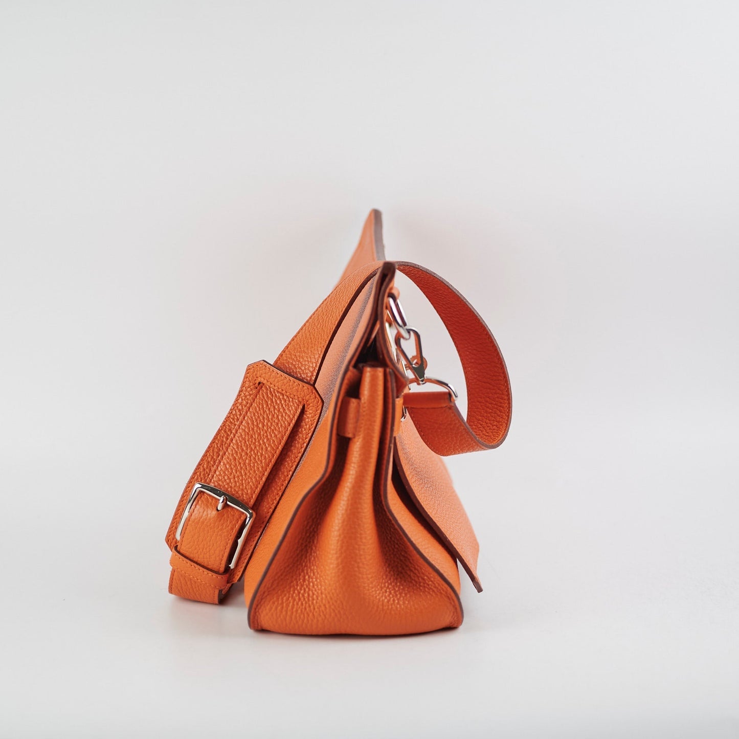 Hermes Jypsiere 31 Orange Clemence Stamp Square O 2011