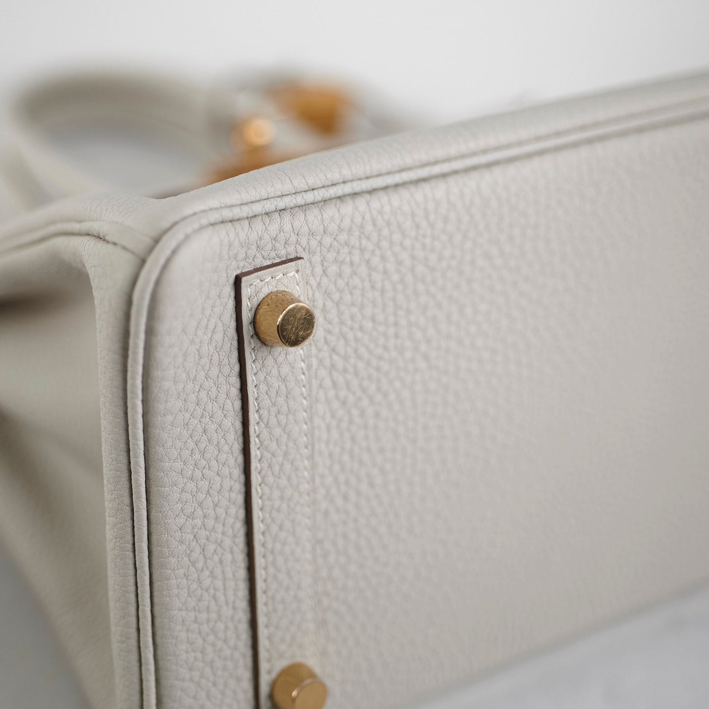 Hermes Birkin 25 Togo Gris Pale