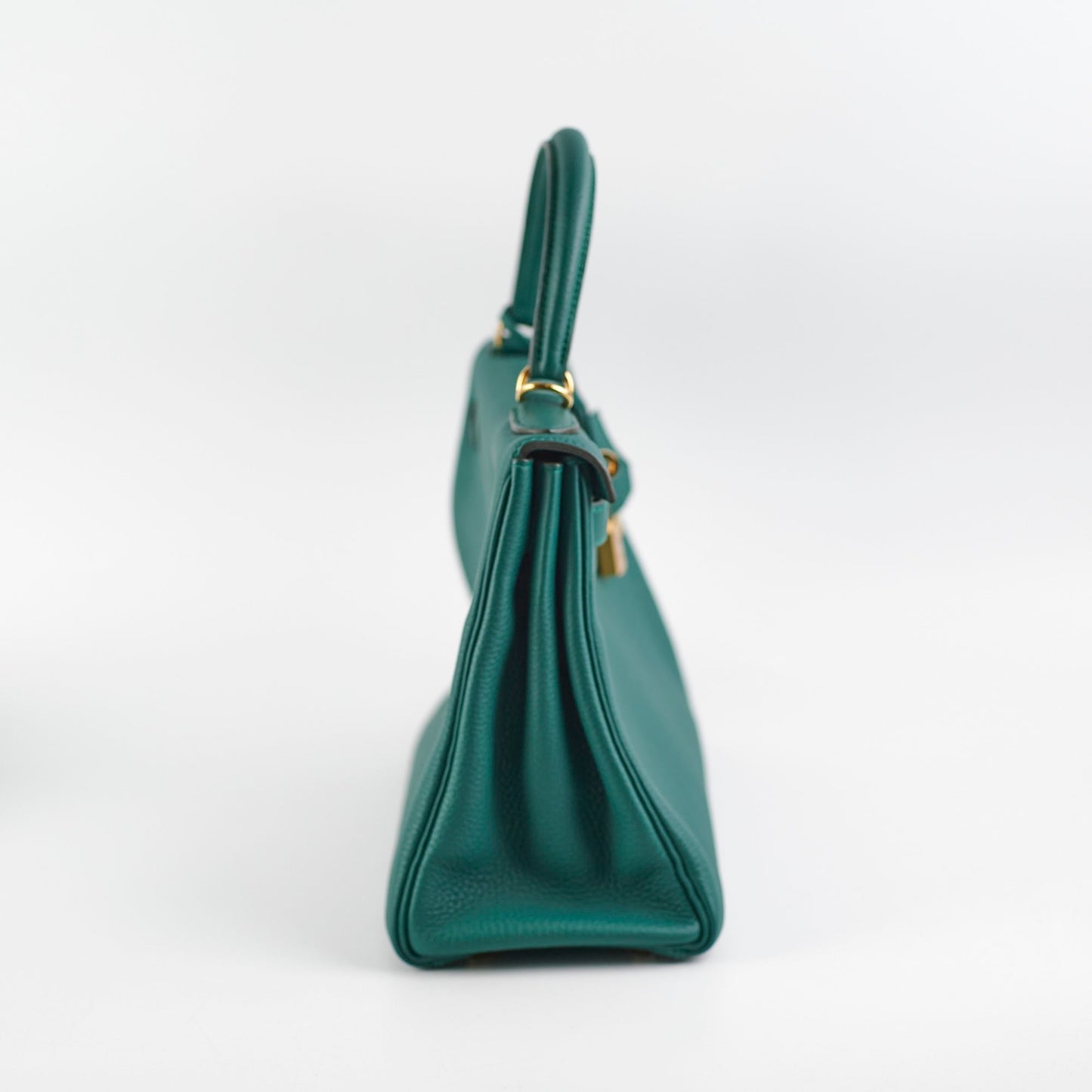 Hermes Kelly 28 Malachite Togo C Stamp