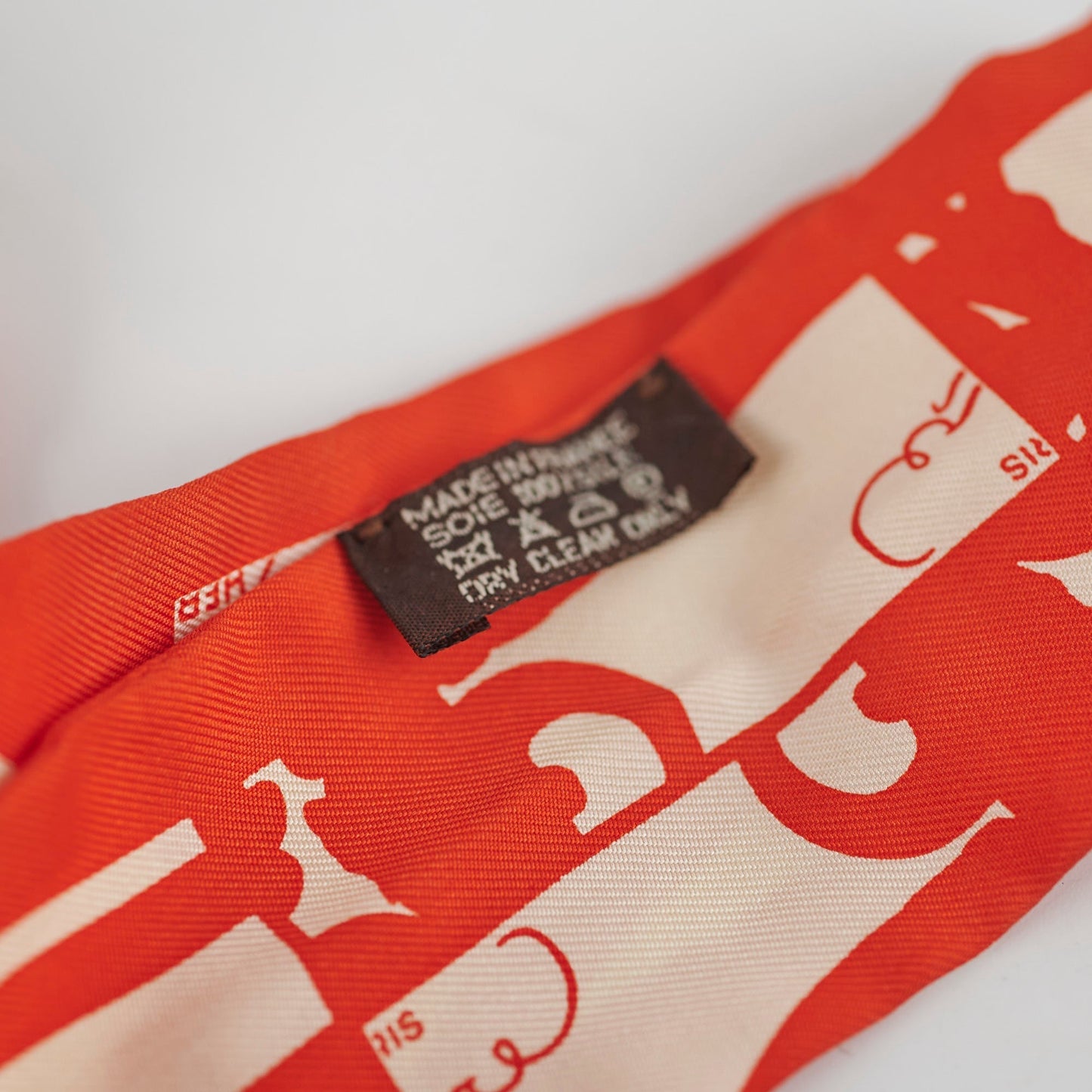 Hermes Orange Twilly