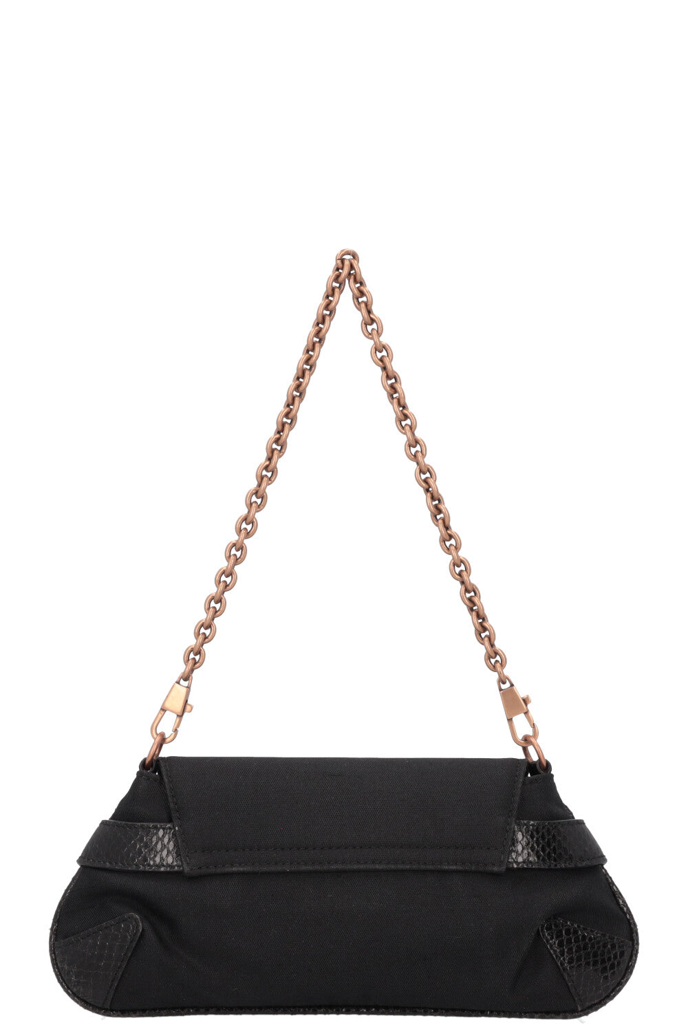 GUCCI Mini Horsebit Shoulder Bag Black