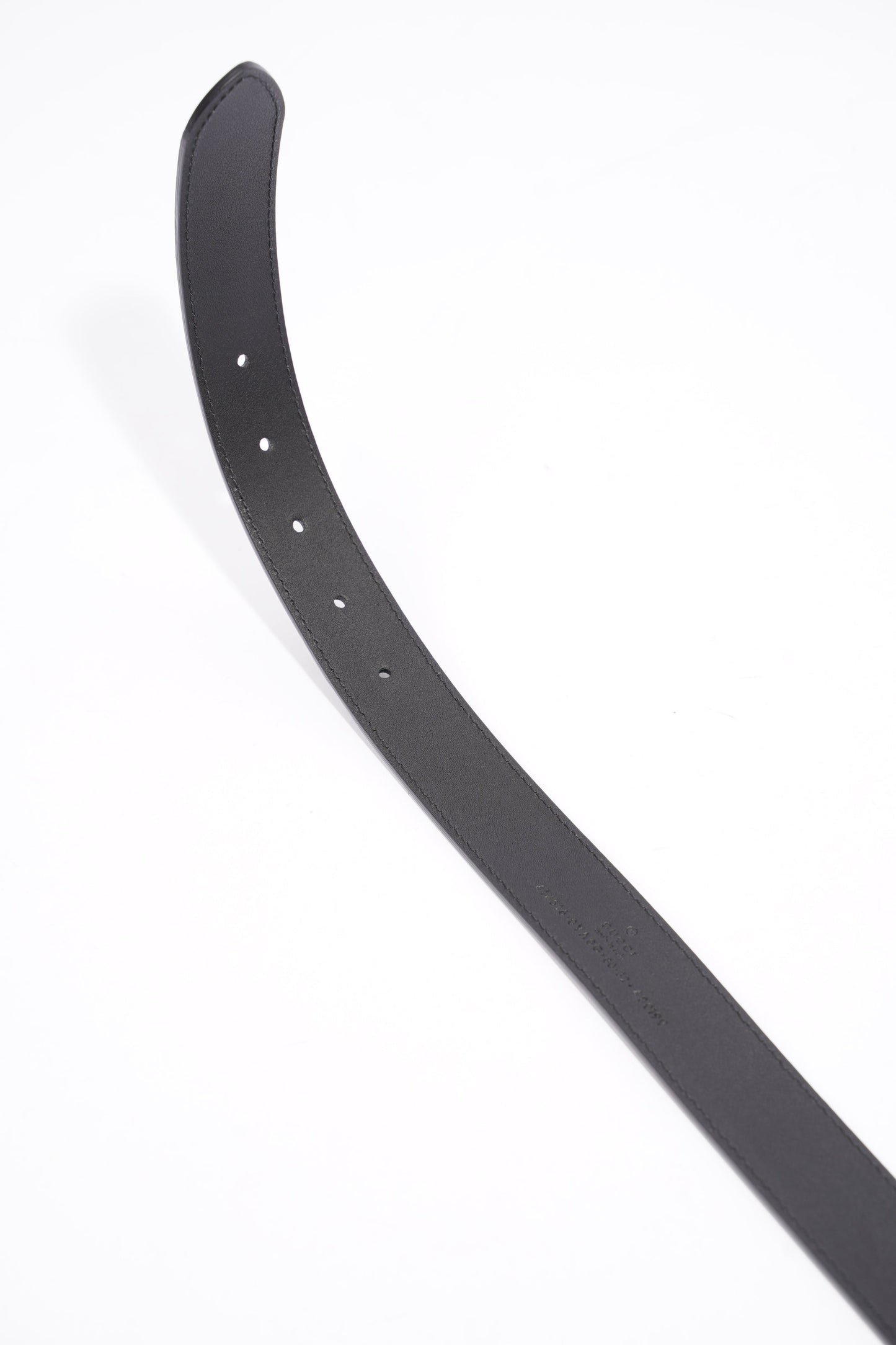 Gucci Marmont Belt Black / Gold Leather 80cm 32"