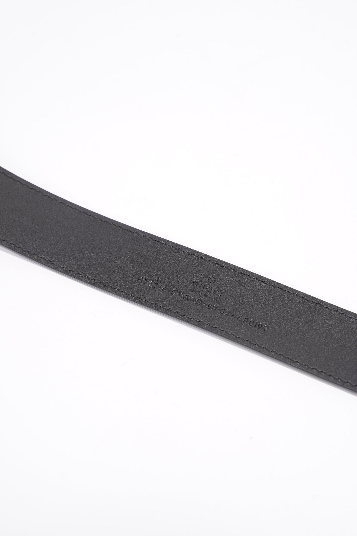 Gucci Marmont Belt Black / Gold Leather 80cm 32"