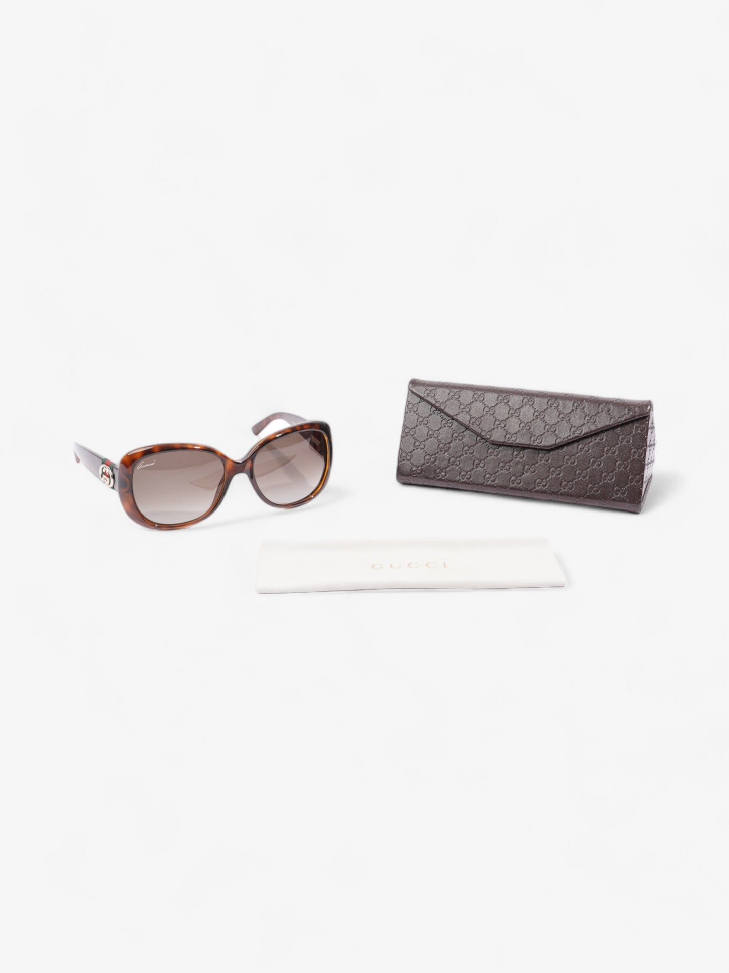 Gucci GG Round Sunglasses Brown  Acetate 135mm