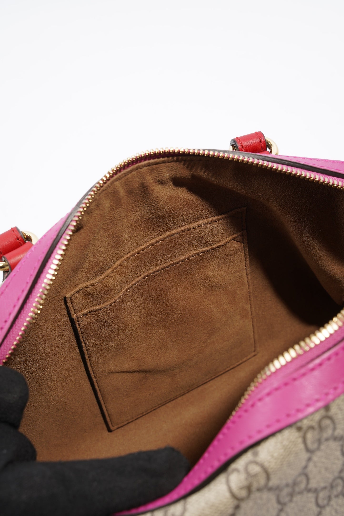 Gucci Boston Bag Monogram Canvas Small