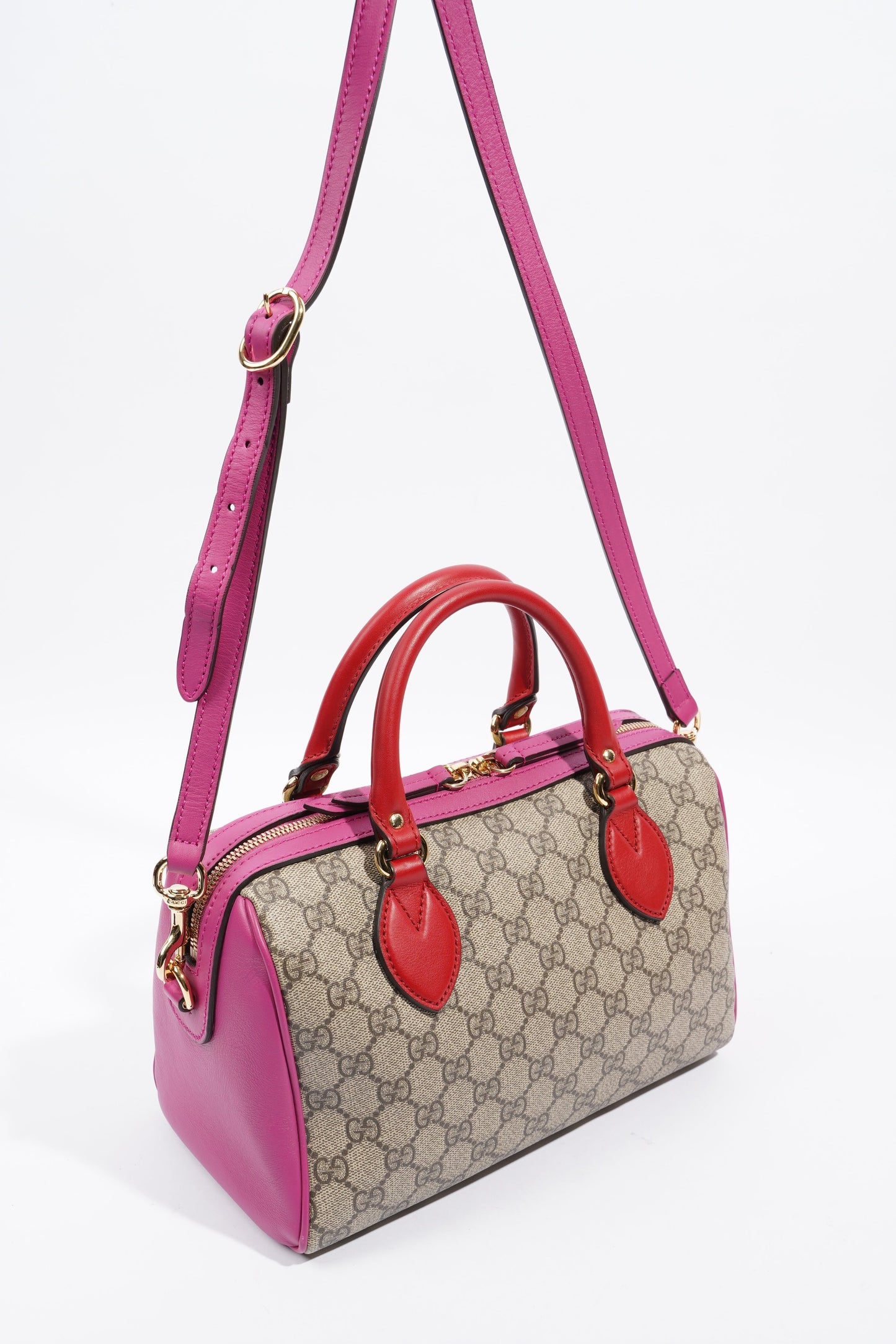 Gucci Boston Bag Monogram Canvas Small