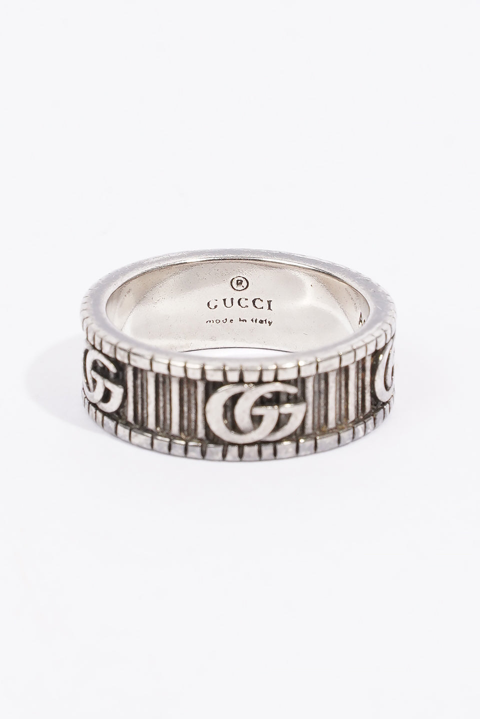 Gucci GG Marmont Ring Silver Silver Sterling 10