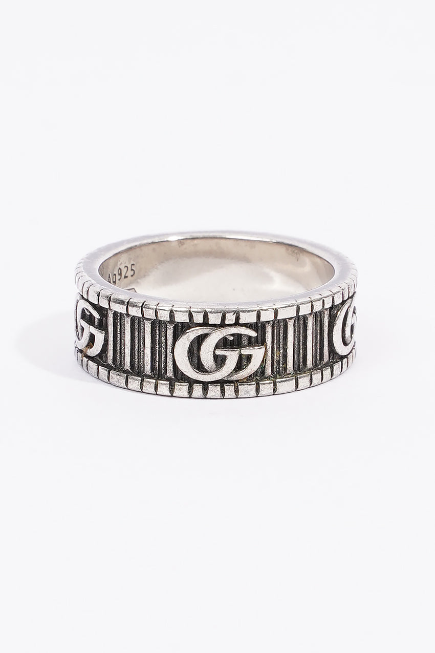 Gucci GG Marmont Ring Silver Silver Sterling 10