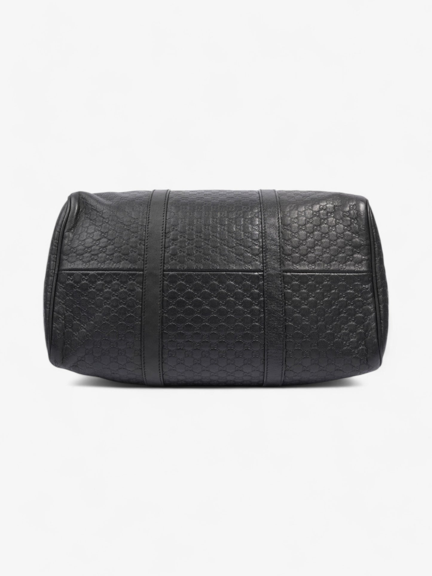 Gucci Boston Bag Black Guccissima Embossed Leather