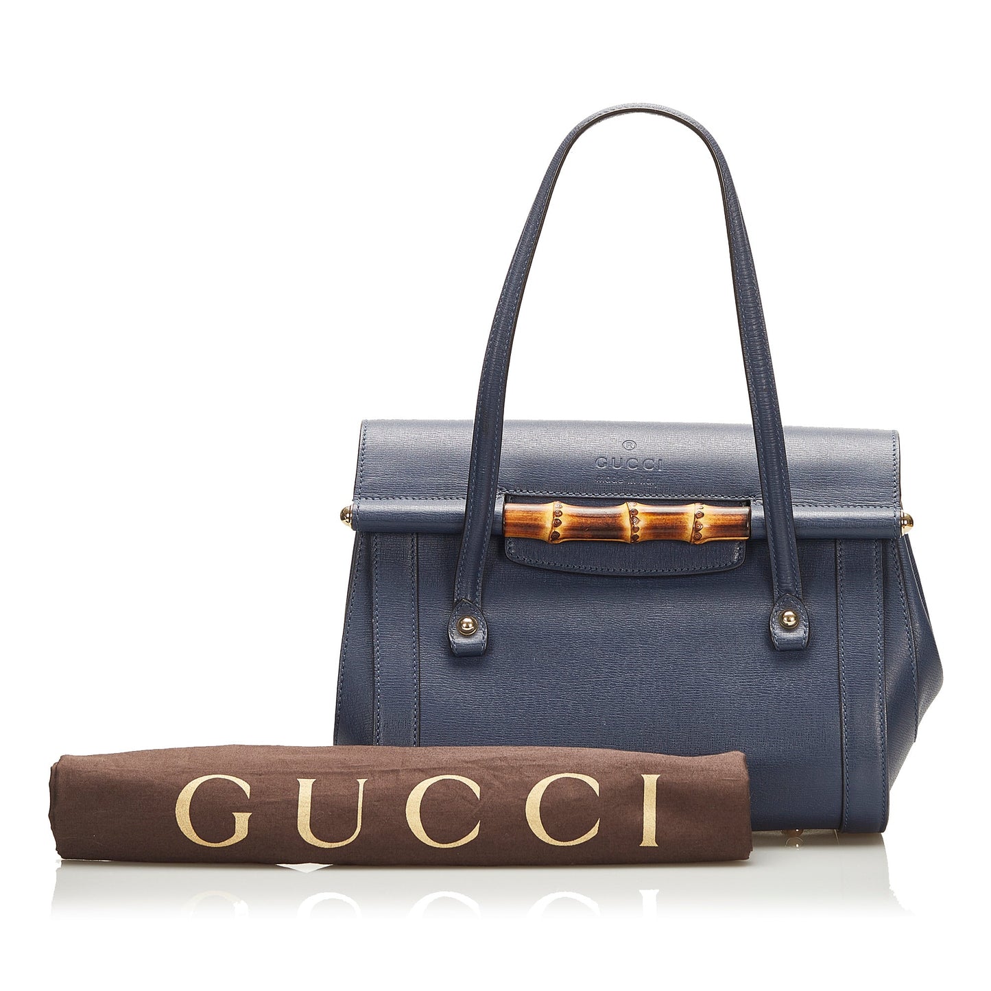 Gucci Bamboo Bullet Top Handle HandBag