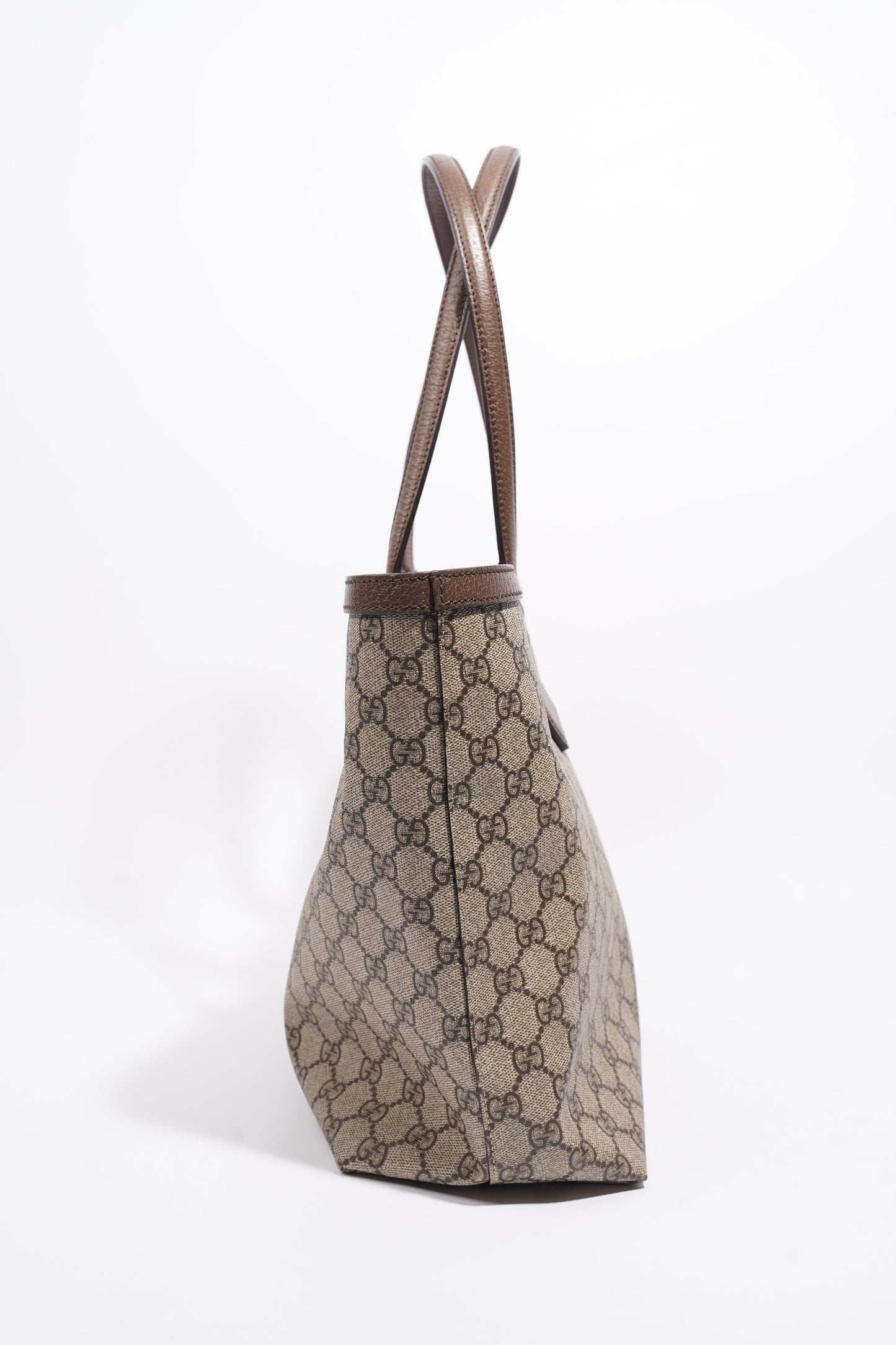 Gucci Ophidia GG Medium Beige And Ebony GG Supreme Coated Canvas