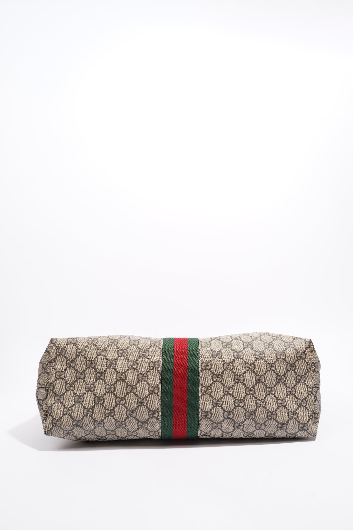 Gucci Ophidia GG Medium Beige And Ebony GG Supreme Coated Canvas