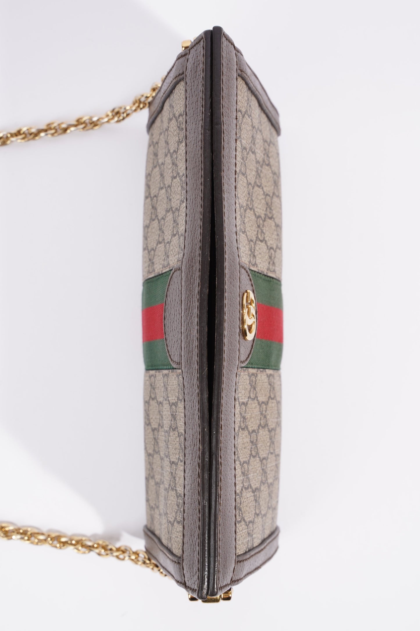 Gucci Ophidia GG Beige And Ebony GG Supreme Coated Canvas Small