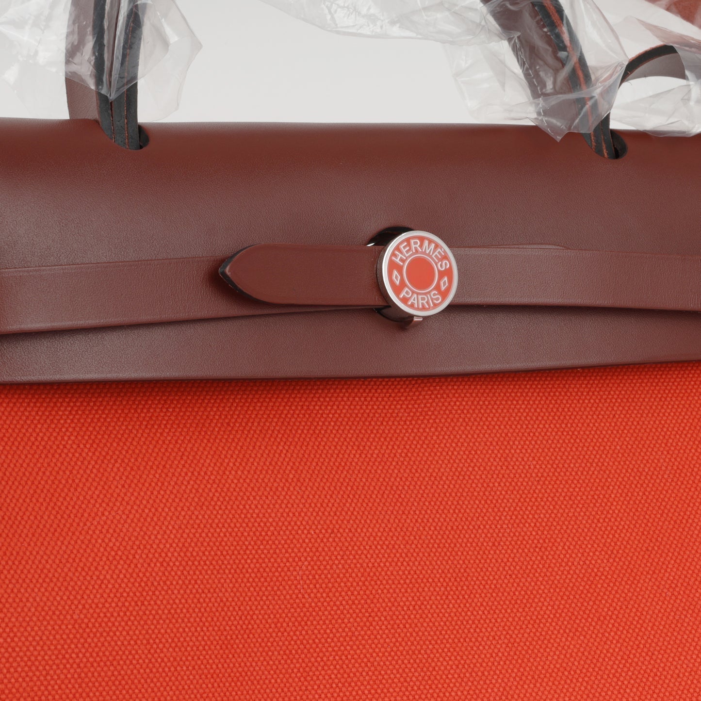 Hermès Hermes - Herbag 31 - Capucines Canvas / Rouge Hunter PHW - Unused