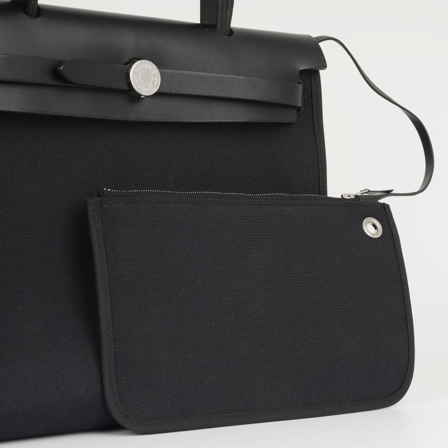 Hermès Hermes - Herbag 31 - Noir Canvas / Hunter PHW - 2020 -