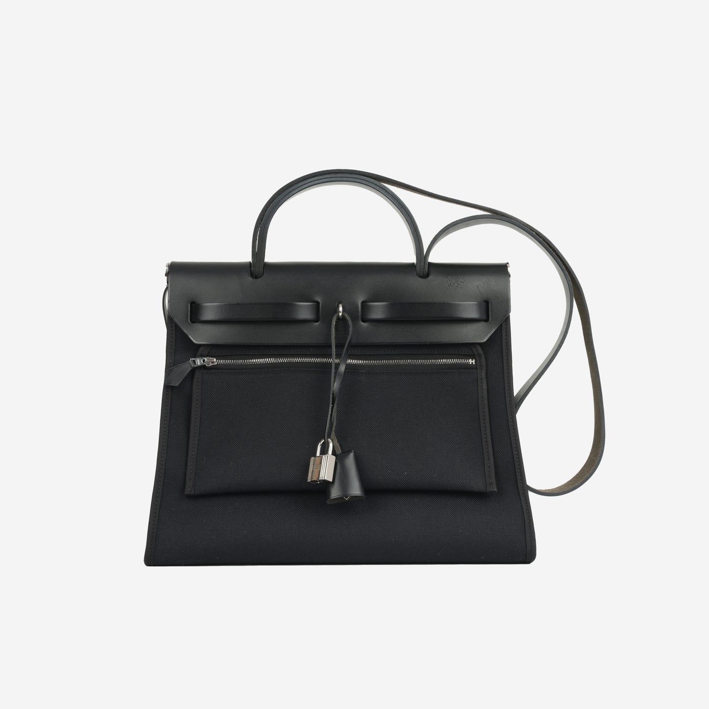 Hermès Hermes - Herbag 31 - Noir Canvas / Hunter PHW - 2020 -
