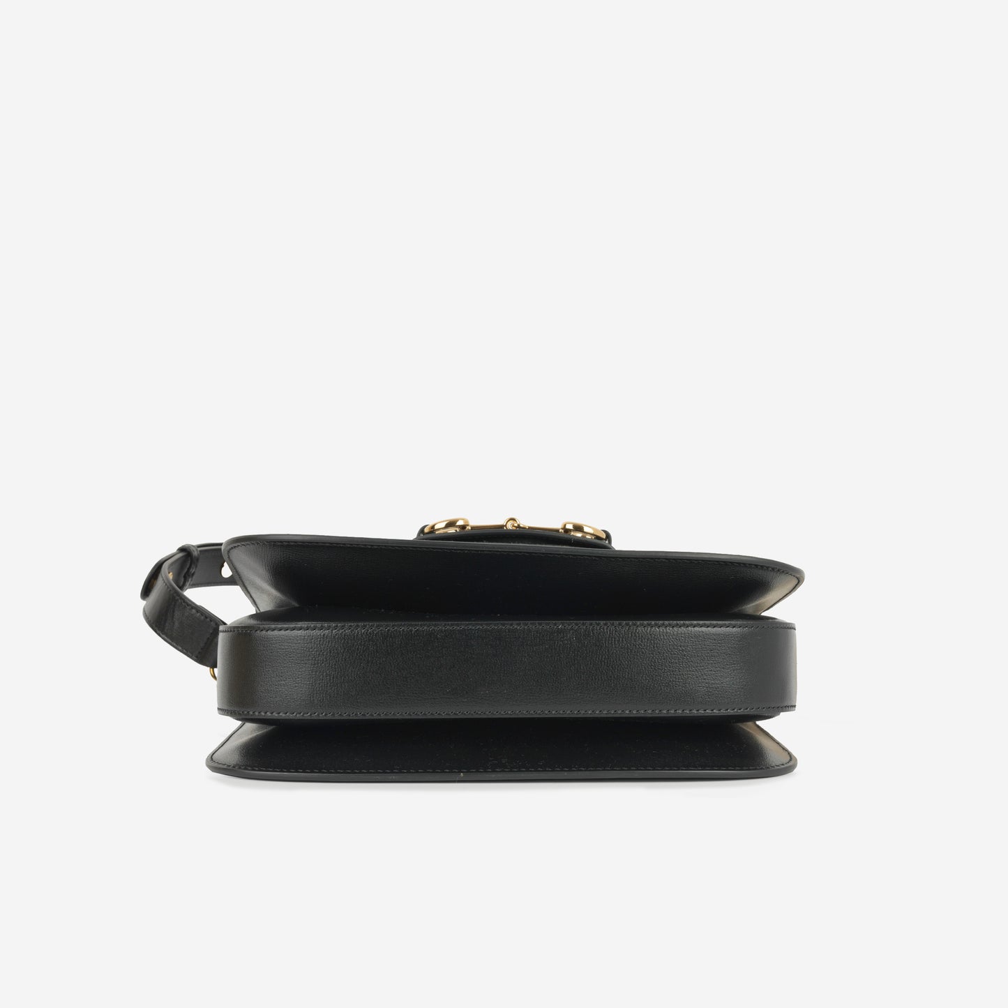 Gucci Gucci - 1995 Horsebit Shoulder Bag - Black Calfskin GHW - Unused