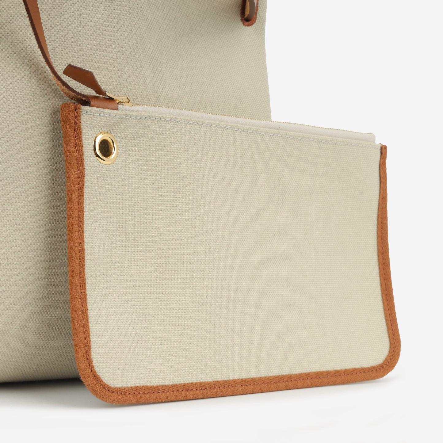 Hermès Hermes - Herbag 31 - Beton Canvas/ Fauve Hunter GHW - 2023 - Brand New