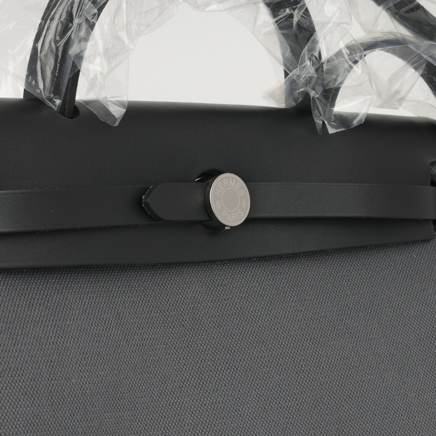 Hermès Hermes - Herbag 31 - Ardoise Toile / Noir Hunter PHW - Brand New - 2024