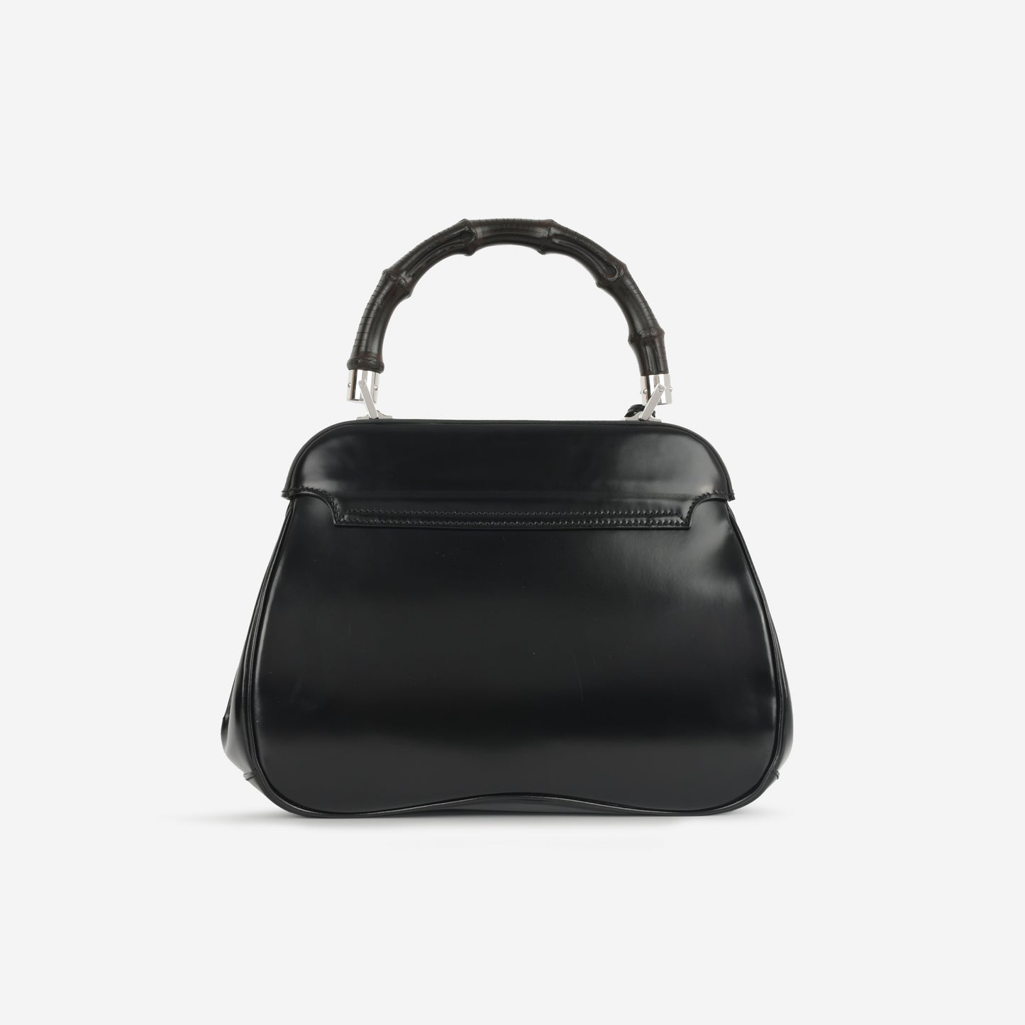 Gucci Gucci - Lady Lock Top Handle - Black Calfskin SHW -