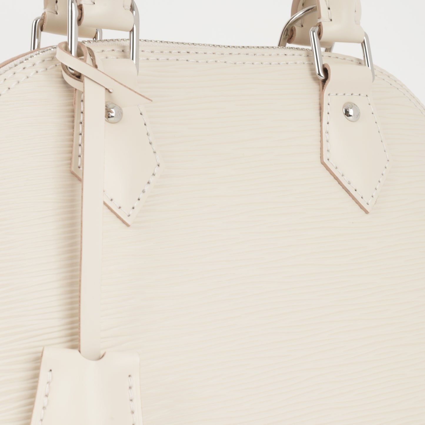 Louis Vuitton - Alma BB - Quartz White Epi Leather SHW - 2022 - Unused
