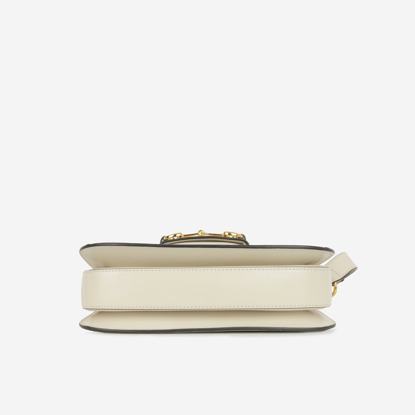 Gucci - Small Horsebit Crossbody 1955 - White GG Supreme canvas GHW -
