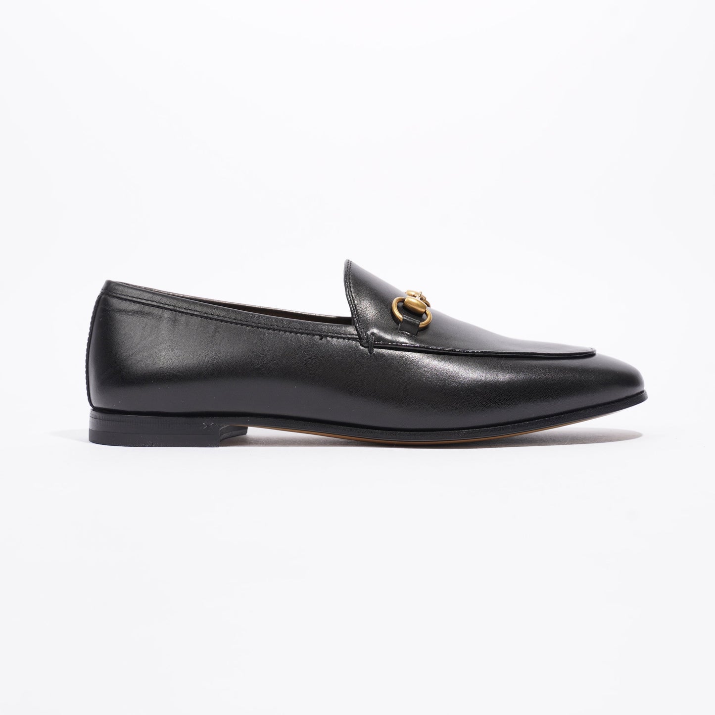 Gucci Jordaan Loafer Black Leather EU 38 UK 5