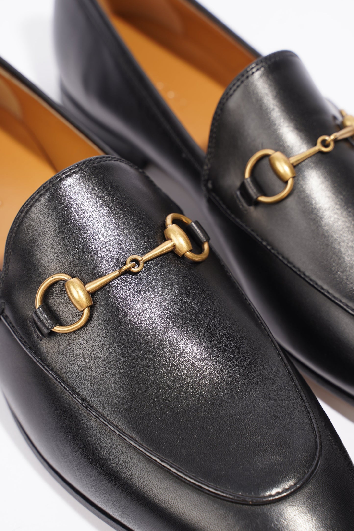 Gucci Jordaan Loafer Black Leather EU 38 UK 5