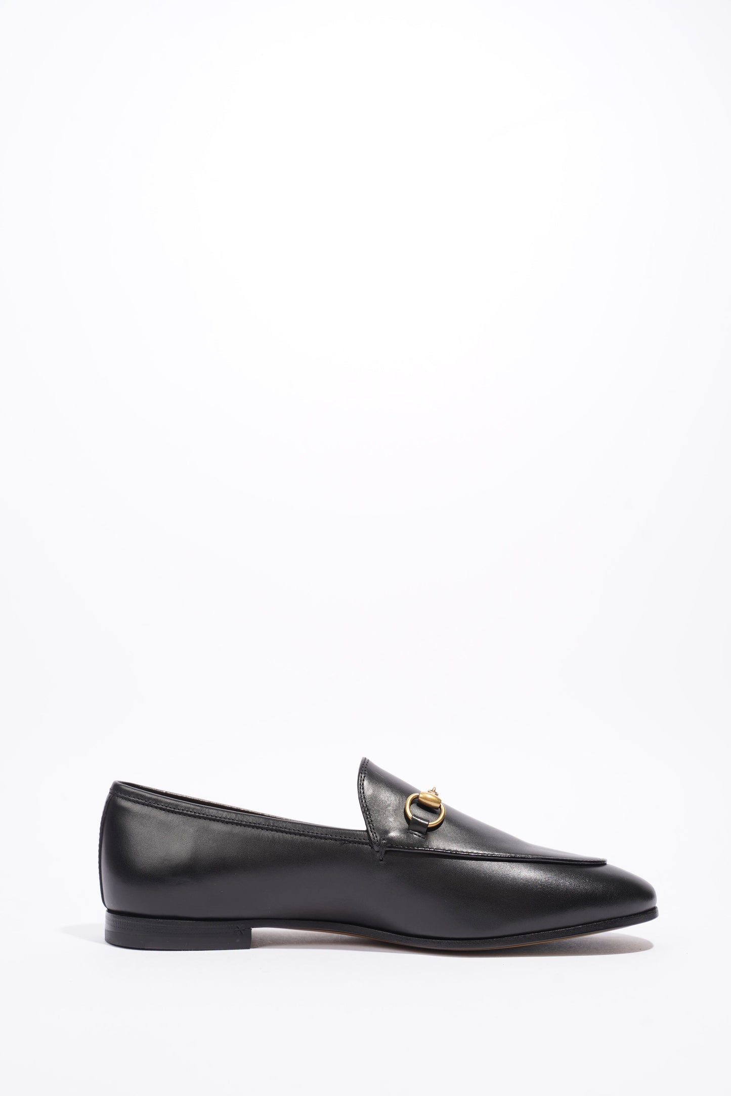 Gucci Jordaan Loafer Black Leather EU 38 UK 5