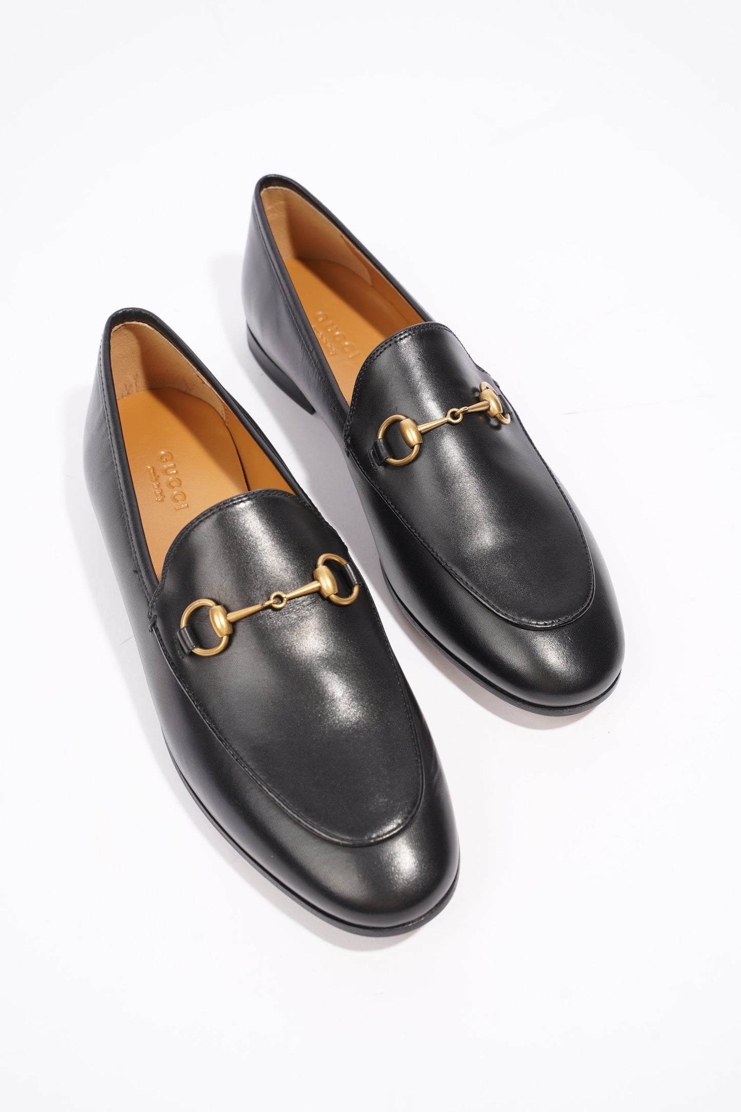 Gucci Jordaan Loafer Black Leather EU 38 UK 5