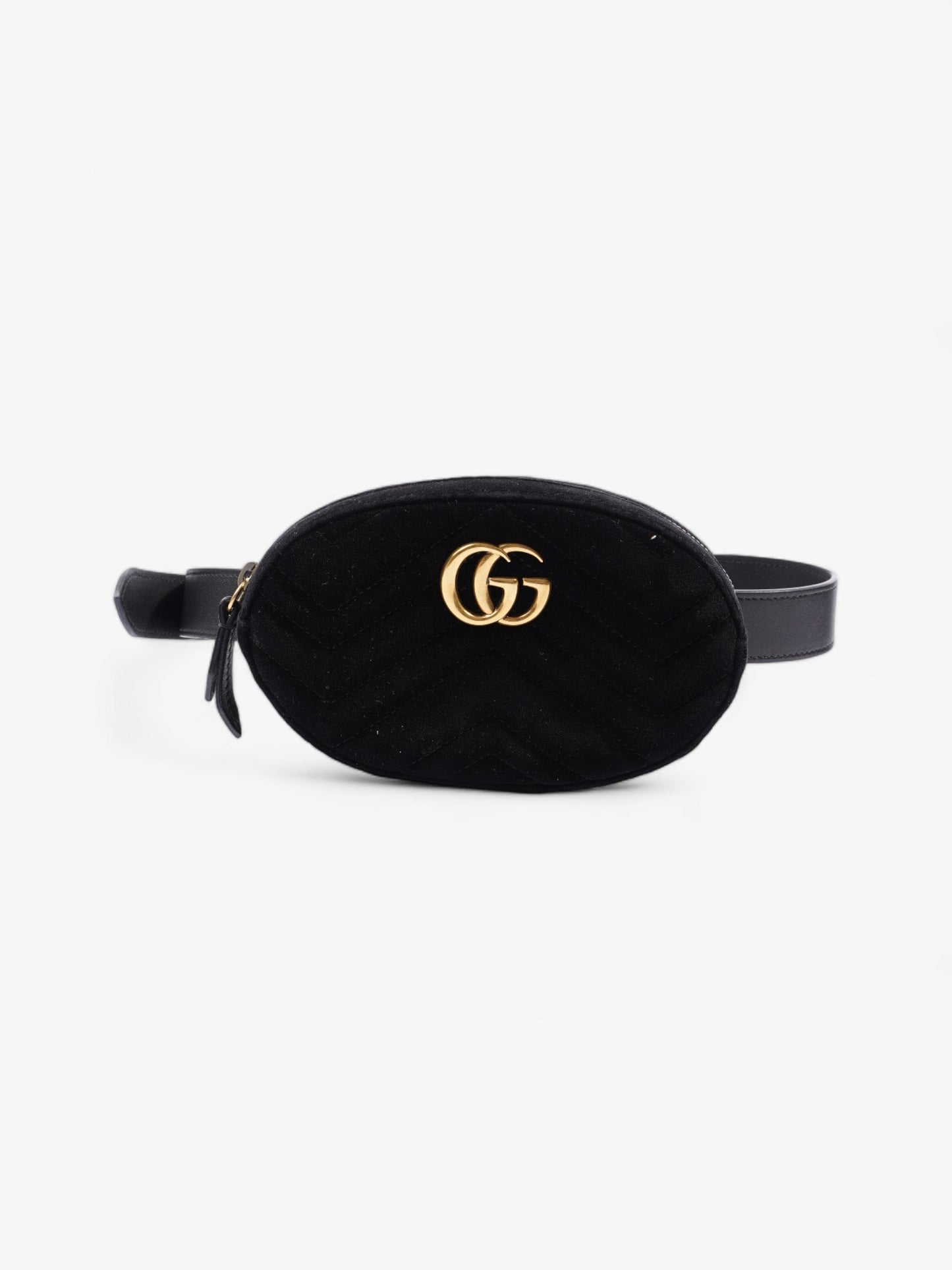 Gucci Marmont Belt Bag Black Velvet