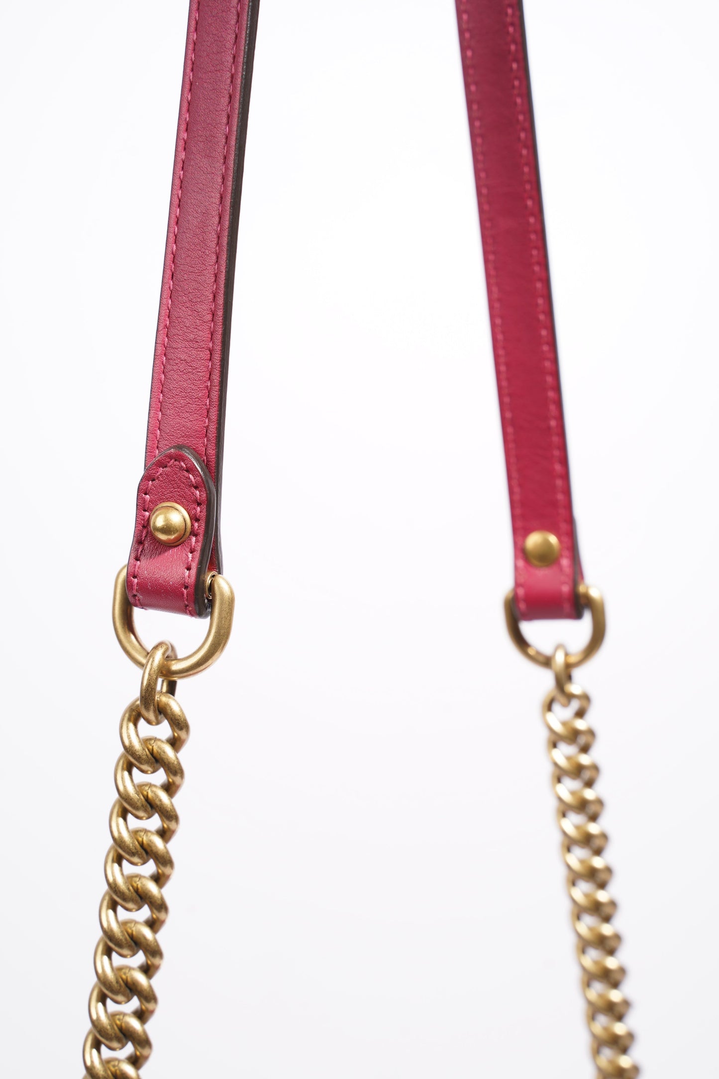Gucci GG Marmont Blind For Love Pink Embroided Velvet Medium