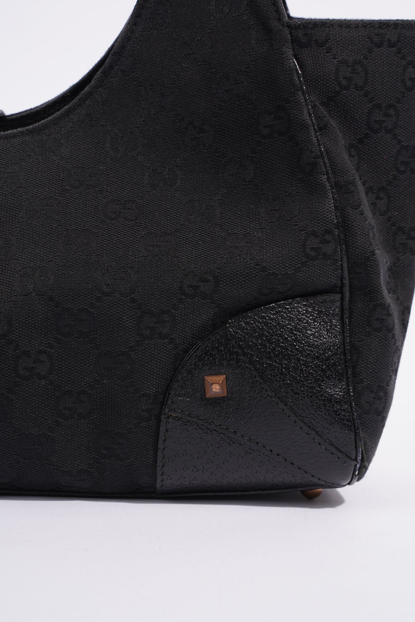 Gucci Jackie Black GG Supreme Canvas
