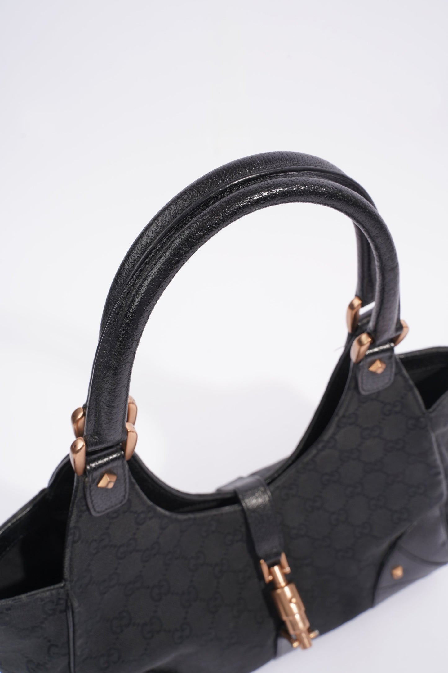Gucci Jackie Black GG Supreme Canvas