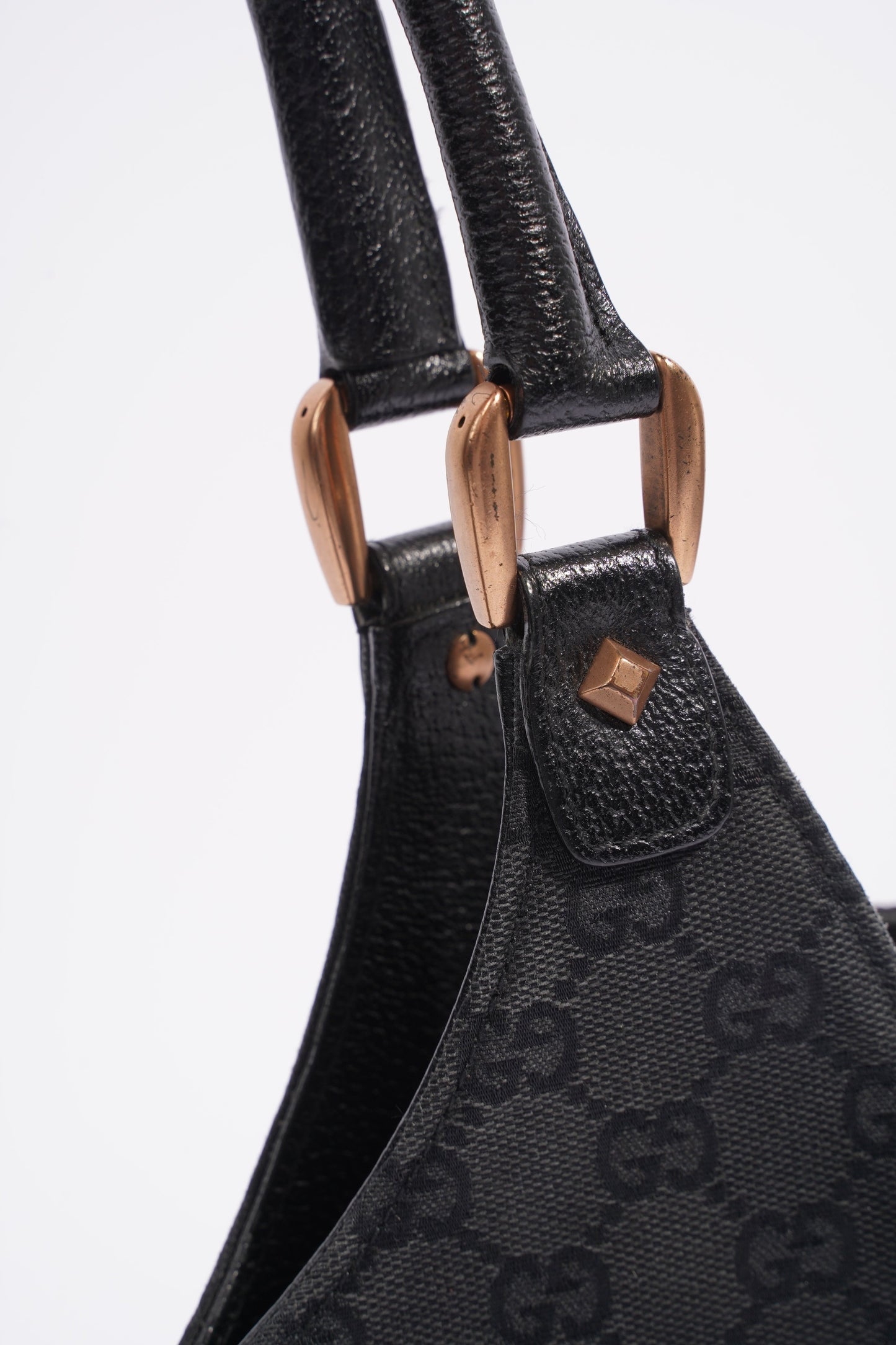 Gucci Jackie Black GG Supreme Canvas