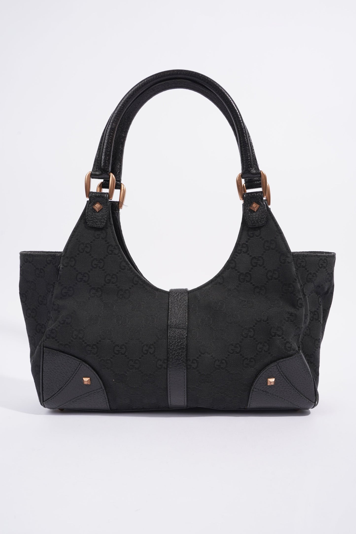 Gucci Jackie Black GG Supreme Canvas