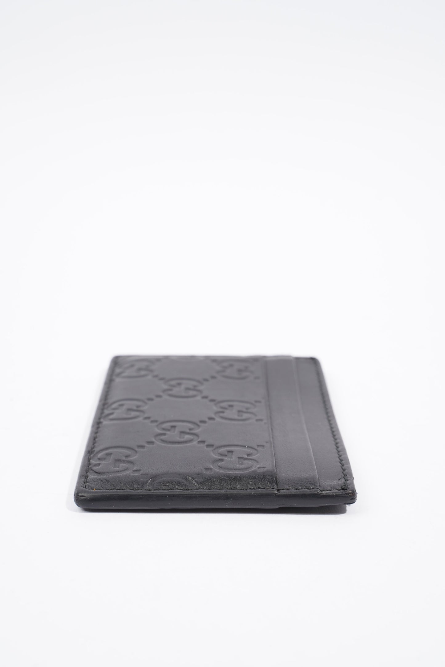 Gucci Card Holder Black Leather