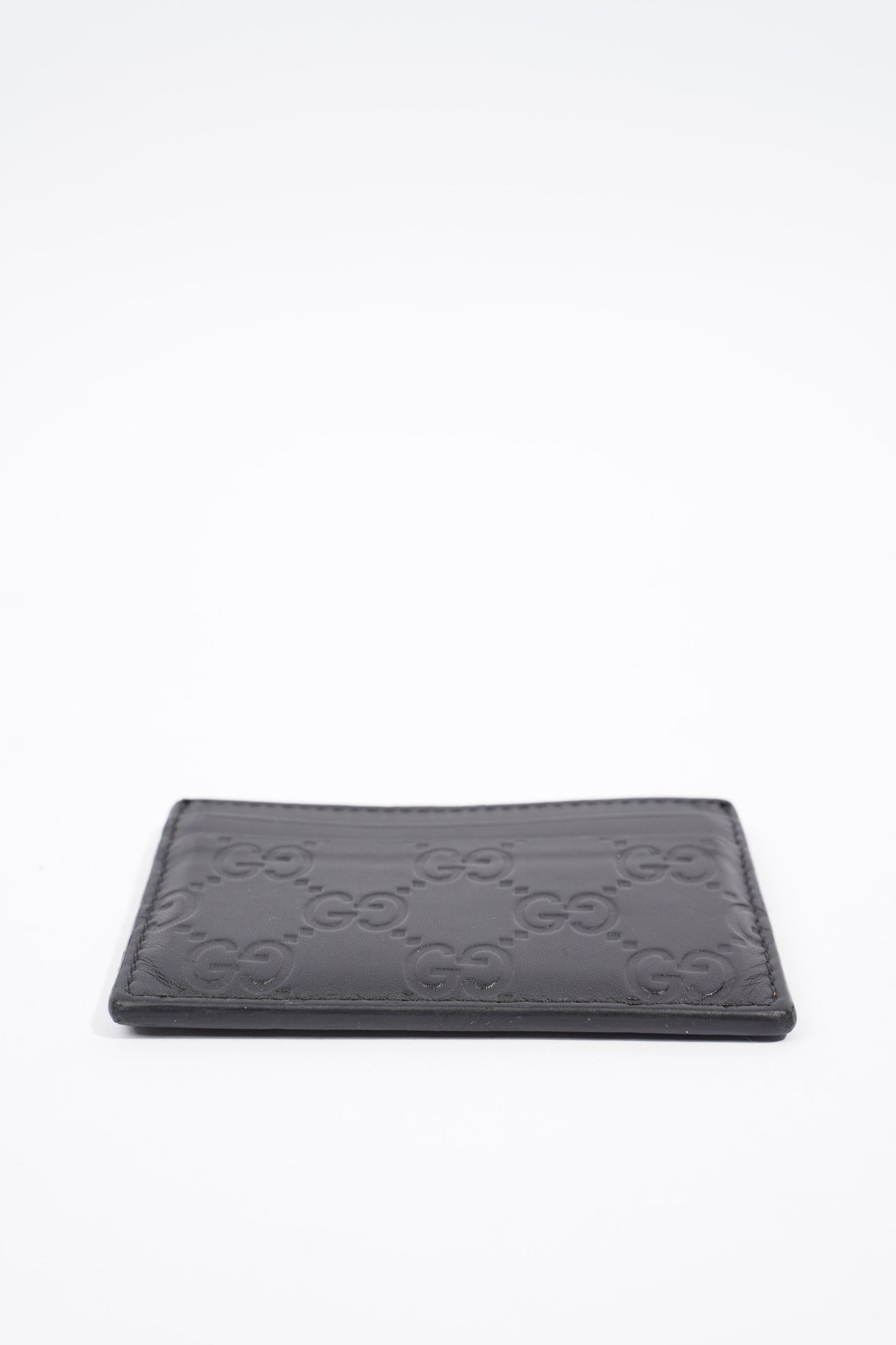 Gucci Card Holder Black Leather