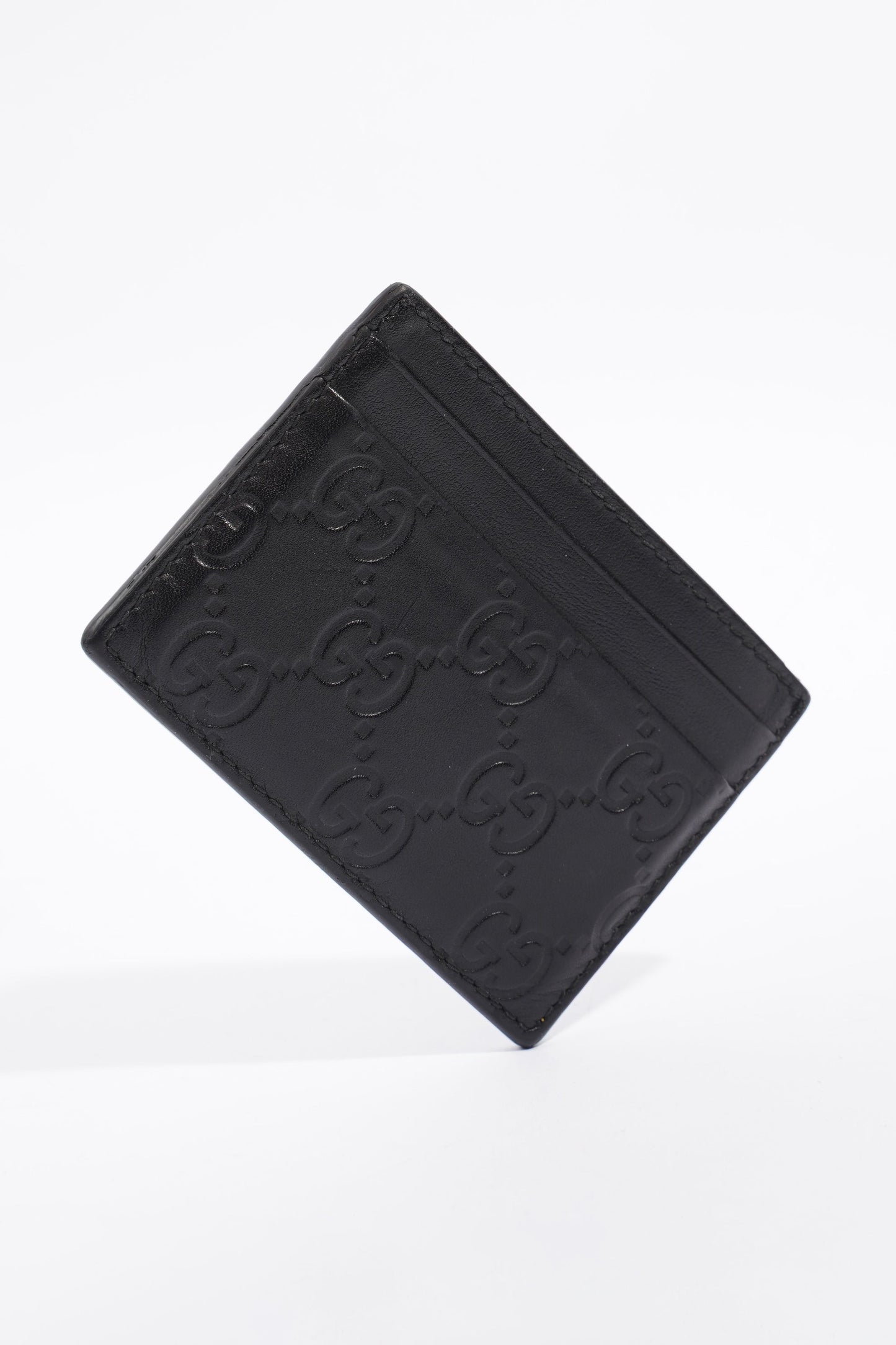 Gucci Card Holder Black Leather