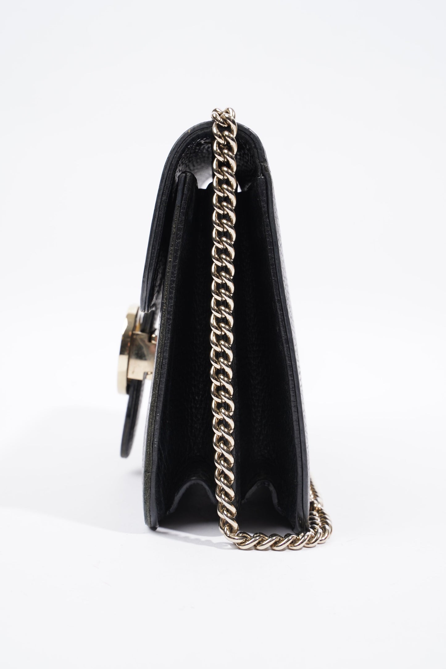 Gucci Interlocking Bag Black Leather Small