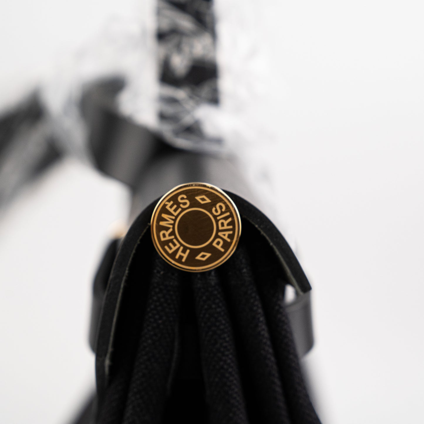 Hermes Herbag 31 Noir Canvas