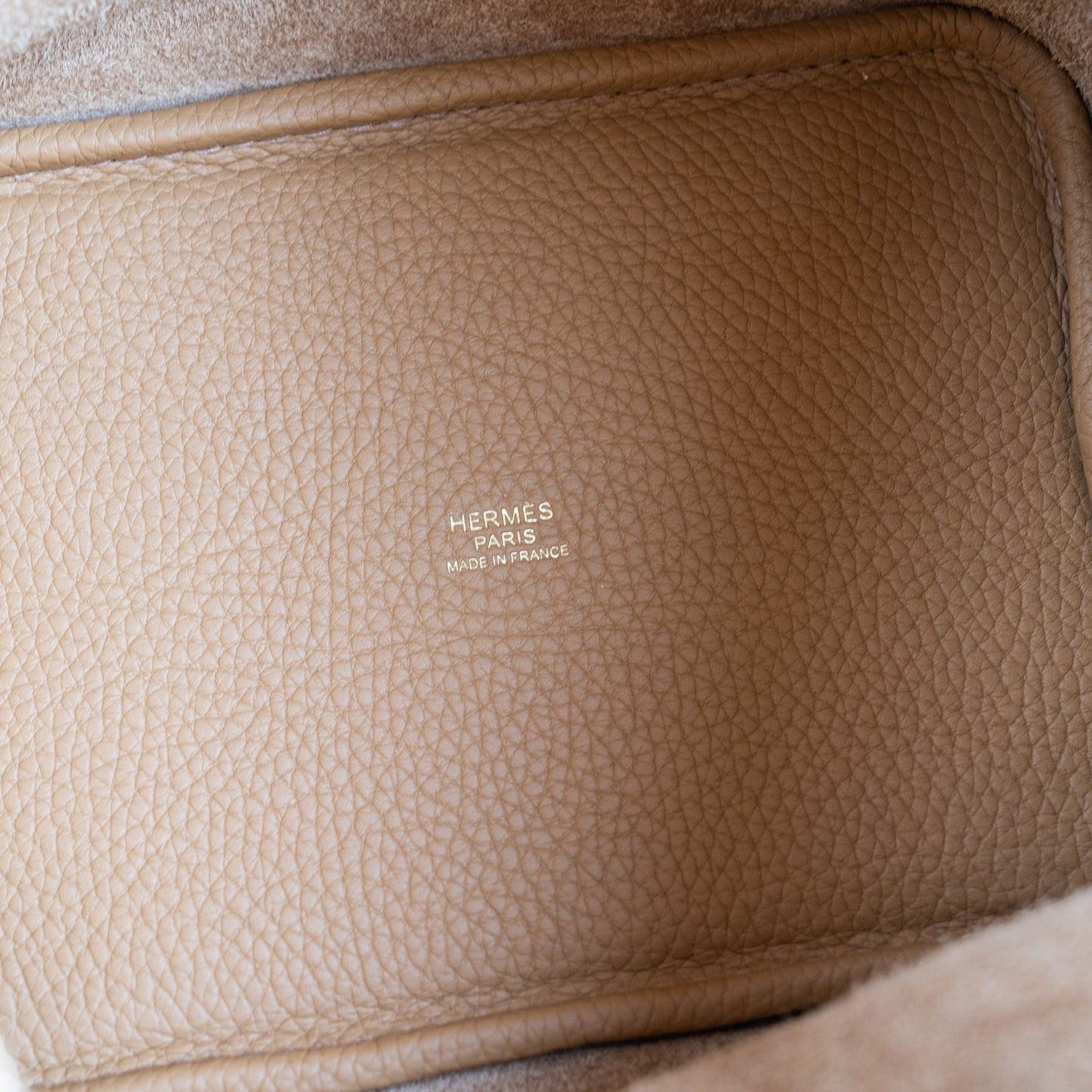 Hermes Picotin 18 Biscuit U Stamp